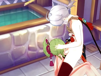 Want More of Kuki Shinobu and Kazuha s Hentai Adventures? Get a Taste of Their Steamy Blowjobs and Thick Cream Pies!