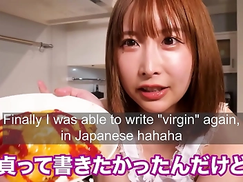 OMG That s a Luscious Nipple Full View! Make Omelet Rice with a Naked Apron