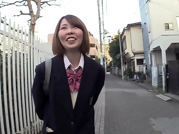 JAV Schoolgirl Kyoko Fingers Her Precious Feeling Horny as Fck You Want In?